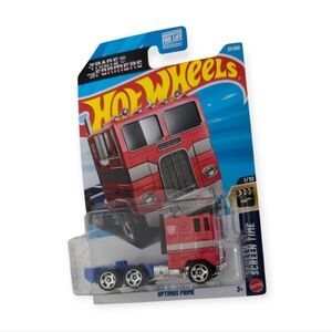 Hot Wheels HW Screen Time Optimus Prime Die Cast